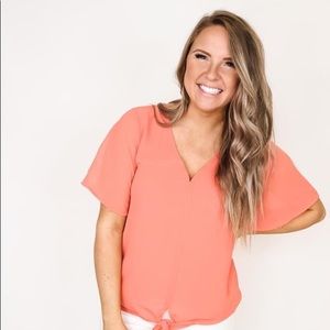 Zenana Double Layered Chiffon Top